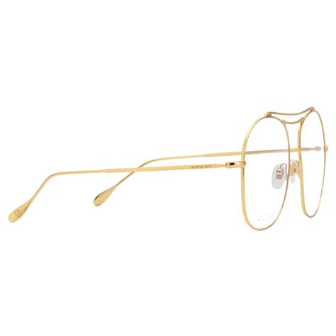 Gucci - Round Frame Optical Glasses - Gold - Gucci Eyewear - Avvenice