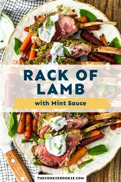 Rack of Lamb with Mint Yogurt Sauce - The Cookie Rookie®