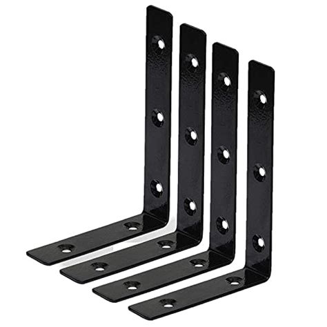 Buy Retailmonk L Shaped Wall Shelf Angle Brackets with Screws, Heavy ...