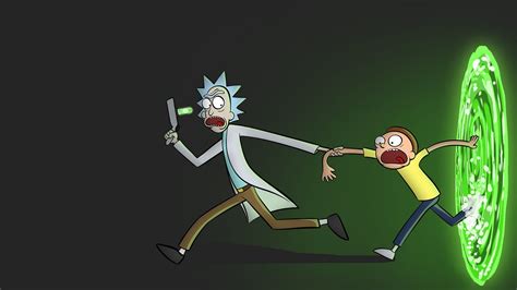 Rick and Morty portal TV show Portal Wallpaper, Robot Wallpaper, Laptop ...