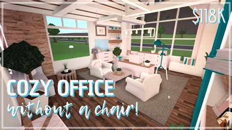 Bloxburg Blush Office