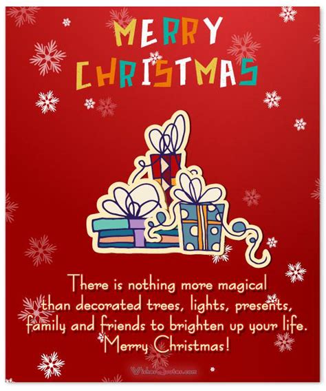 Christmas Messages for Friends and Family