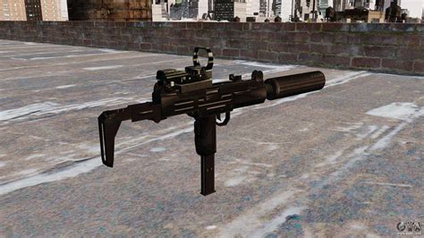 Uzi submachine gun Tactical for GTA 4