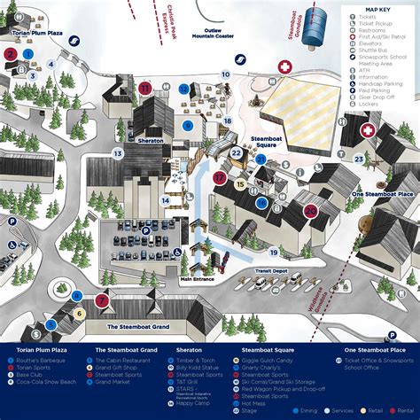 Trails and Maps at Steamboat Ski Resort