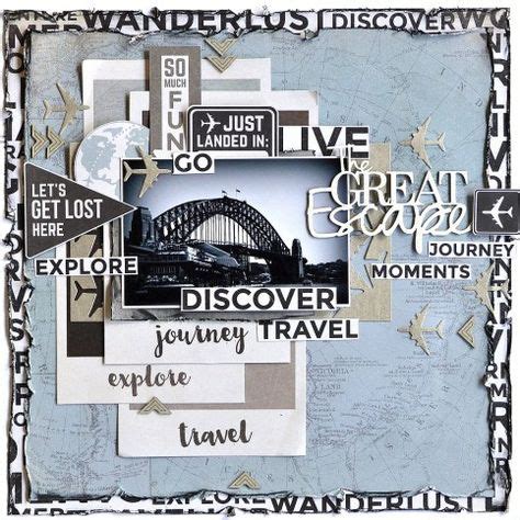 Top 10 travel scrapbook cover page ideas and inspiration