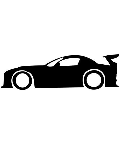 Race Car Silhouette Art Print by Aaron-H | Car silhouette, Silhouette ...