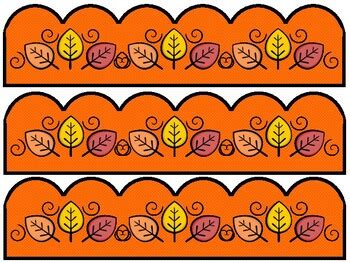 Fall Bulletin Board Border by Fun Teach | TPT