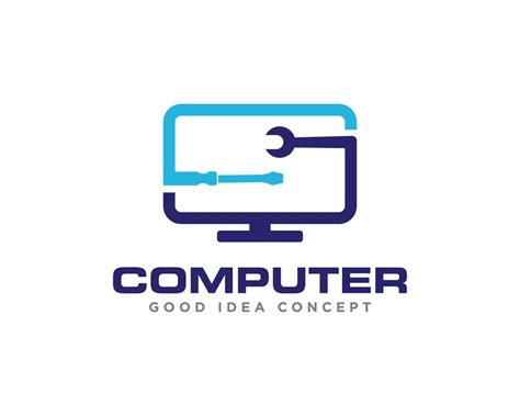 Computer Technology Logo Icon Design Vector 10664707 Vector Art at Vecteezy