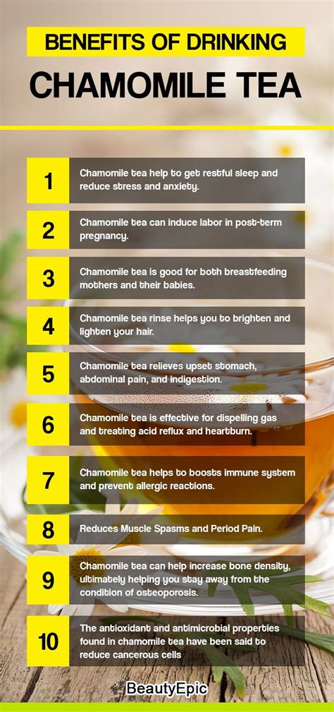 Top 13 benefits of chamomile tea chamomile tea recipes – Artofit