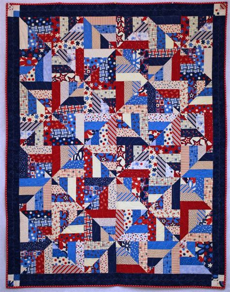 Strip twist quilt of valor – Artofit