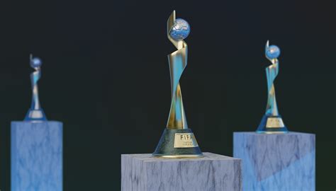 3D model Women Worldcup Trophy VR / AR / low-poly | CGTrader