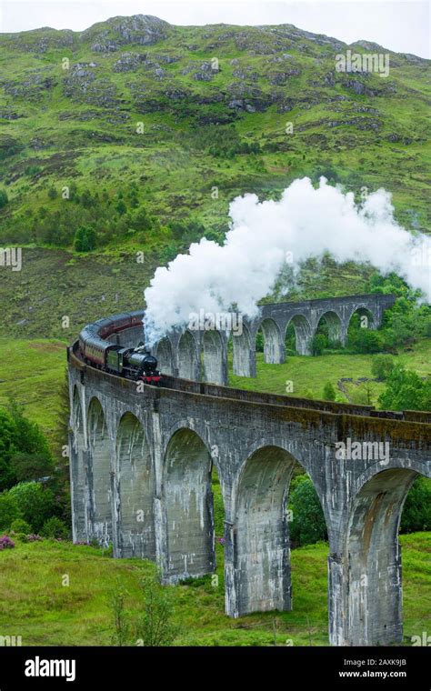 The Jacobite Steam Train Stock Photo - Alamy