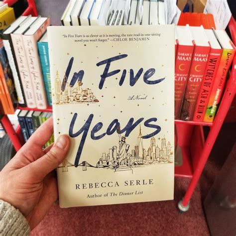 In Five Years | Book cover, Novels, Rebecca