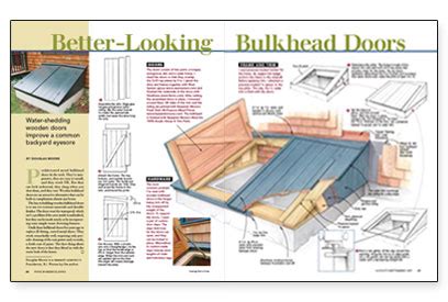 Better-Looking Bulkhead Doors - Fine Homebuilding