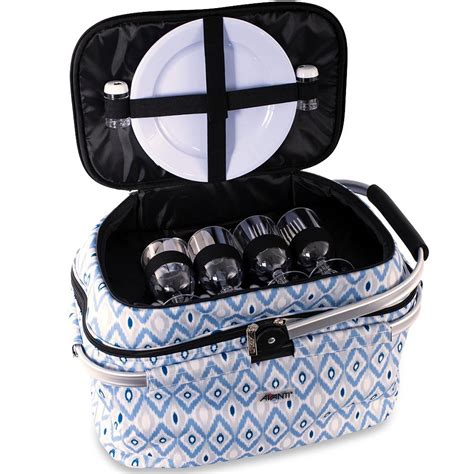 Avanti 4 Person Insulated Cooler Picnic Basket - Free Delivery | Snowys ...