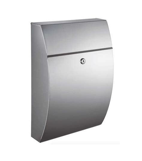 Stainless Steel Modern Wall Mounted Locking Mailbox