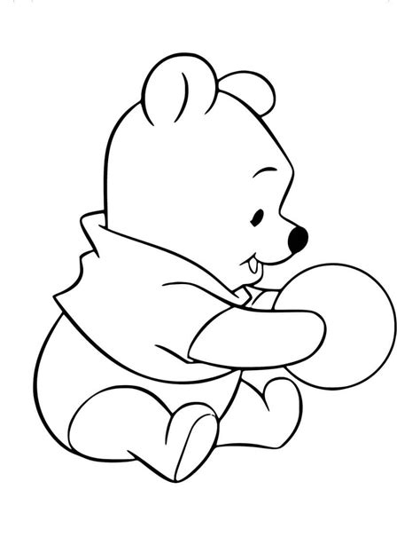 Retrato De Winnie Pooh Para Colorear Imprimir E Dibujar Coloringonlycom