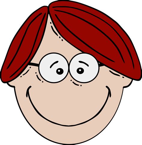 Clipart - Boy Face Cartoon