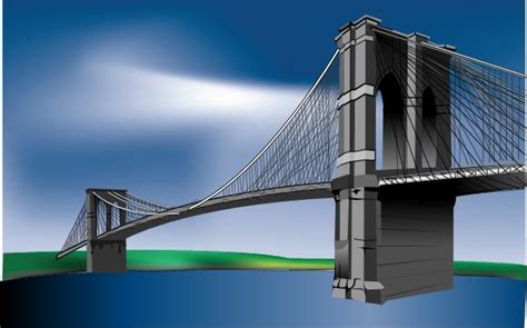 Brooklyn Bridge clip art Vectors in editable .ai .eps .svg format free ...