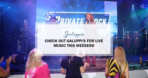 Free Live Music Events Every Weekend – Galuppi’s Restaurant