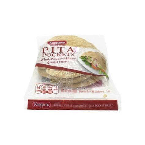 Kangaroo Pita Pocket Whole Wheat Pita Pocket Bread (14 oz) - Instacart