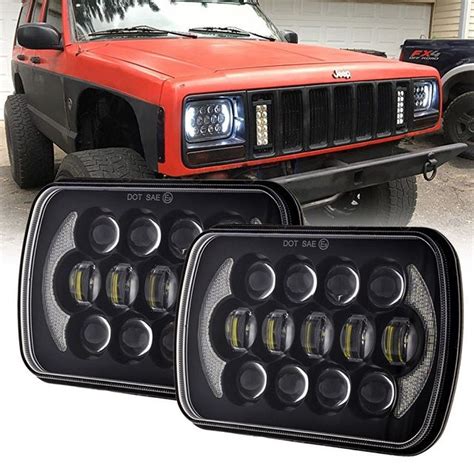 Jeep Xj Led Headlights Conversion&Upgrade Size