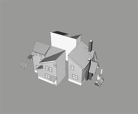 Custom 3D Printed House Model DETAILED - Etsy