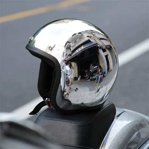 Motorcycle helmet small shell open face 3/4 motorcycle motorcross Casco ...