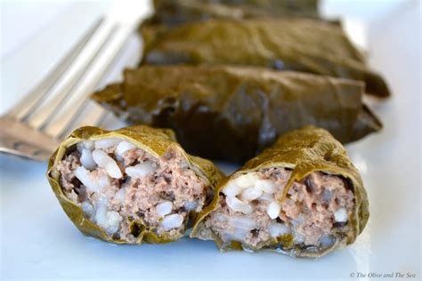 Stuffed Grape Leaves Recipe - The Olive and The Sea Food Blog