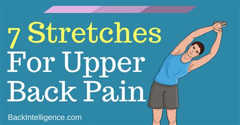 Good Exercises For Upper Back Pain - Exercise Poster