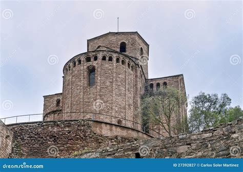 Parador de Cardona stock image. Image of province, hill - 27392827