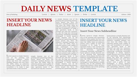 Newspaper Presentation Template for Google Slides - SlideKit