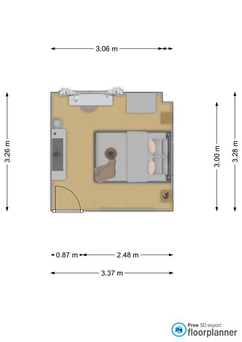 Arranging bedroom furniture in a square room | Design Tips