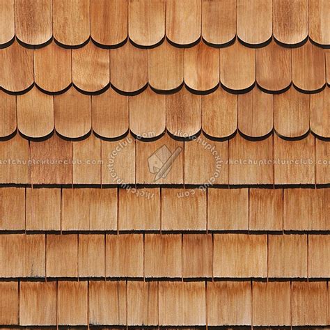 Wood shingle roof texture seamless 03831