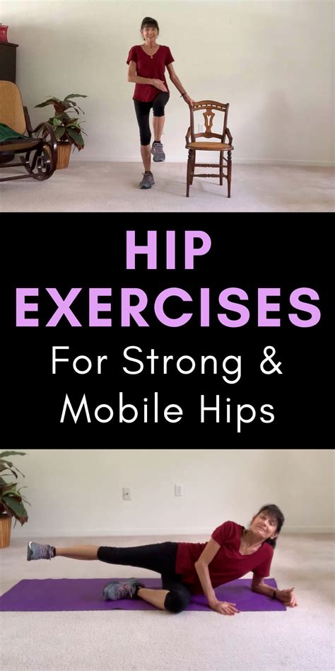 Hip Strengthening Exercises For Seniors - Fitness With Cindy | Hip ...