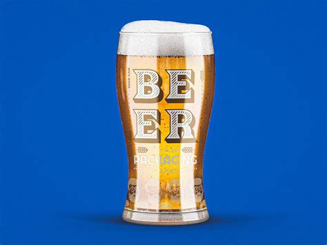 Beer Glass Mockup | Showcase Your Designs