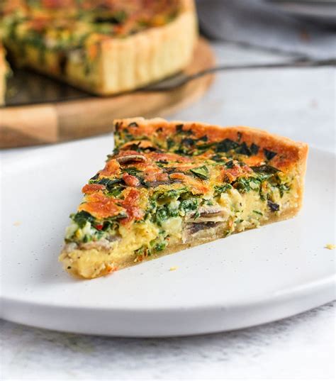 Vegetarian Quiche Recipe | Deporecipe.co