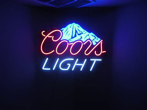 Coors Light Beer Wolf Neon Signs | Americanwarmoms.org