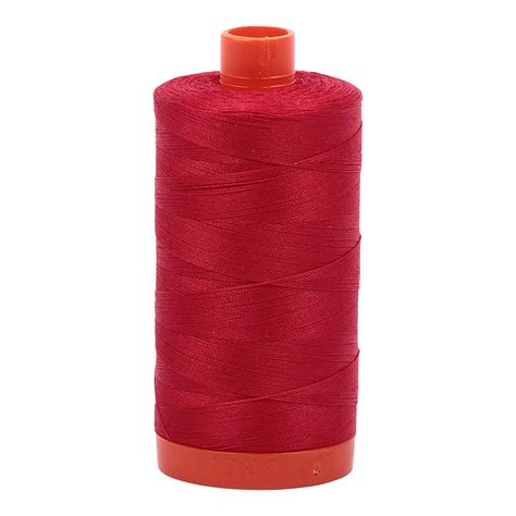 Aurifil Mako Red Cotton Thread 50wt