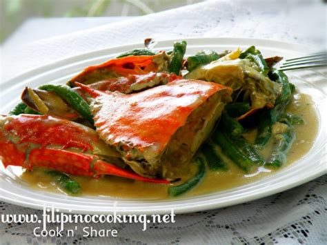 Ginataang Alimasag (Crabs in coconut milk) - Cook n' Share - World Cuisines