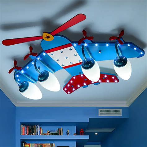 110V 220V E14 Boy room led ceiling light Modern Kids Children Lights ...