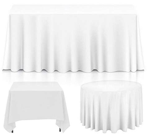 White Tablecloths for Hire | All Sizes Available | myweddinghire