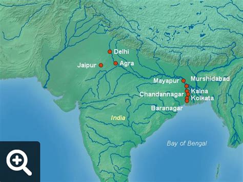 Ganges River On World Map