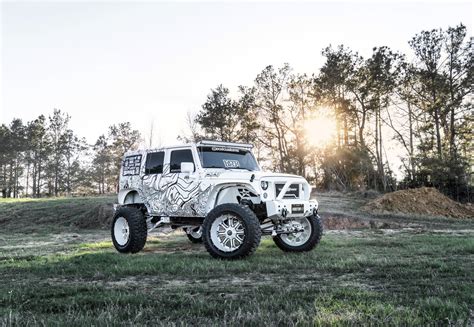 Epic White Lifted Jeep Wrangler Customized to Impress | CARiD.com Gallery