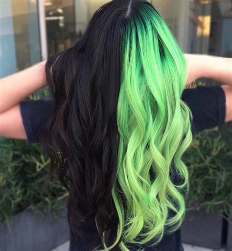 black and green hair on Tumblr