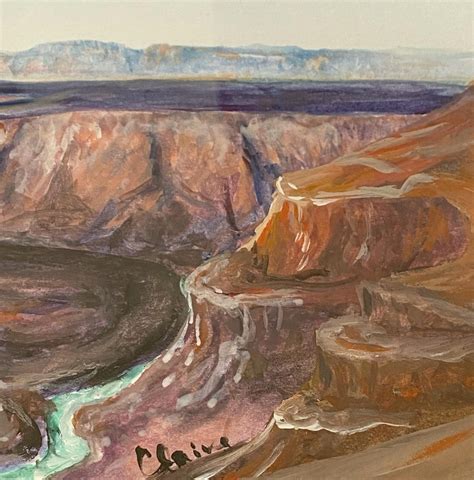 Watercolor painting of the Grand Canyon original signed | Etsy