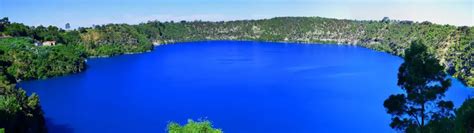 Blue Lake - Mount Gambier Address & Volcano Facts, South Australia