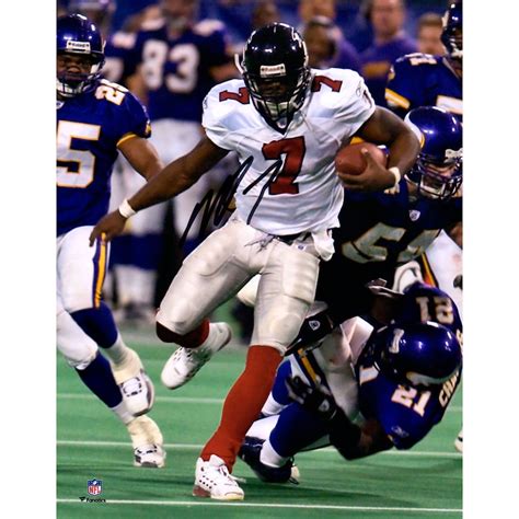 Michael Vick Atlanta Falcons Autographed 8" x 10" Overtime Touchdown ...