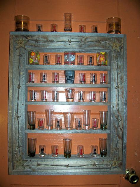 Diy Shot Glass Display Shelf - Glass Designs