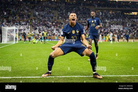 Doha, Qatar. 18th Dec, 2022. Goal celebration: Kylian Mbappe (FRA ...